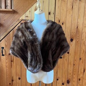 Vintage Brown Mink Stole